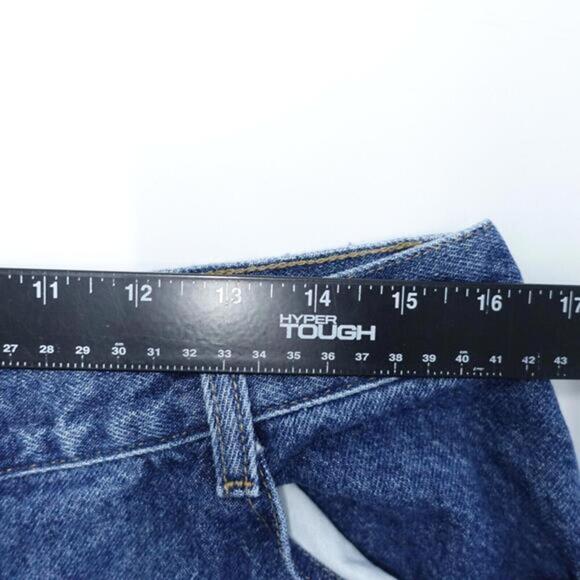 Gitano Mom Jeans Women's 18 Petite Blue Medium Wash Denim Tapered Leg Classic - Picture 4 of 9